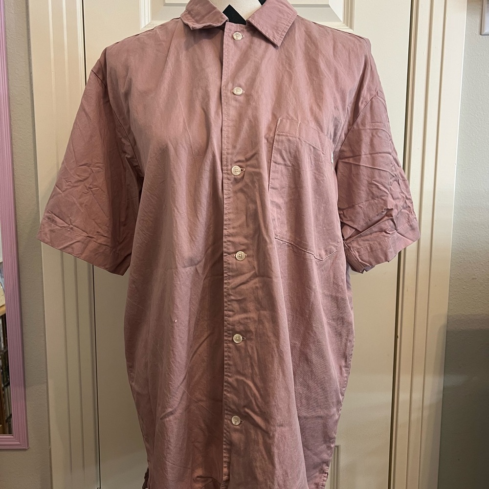 Dickies Light Pink Button Up Shirt